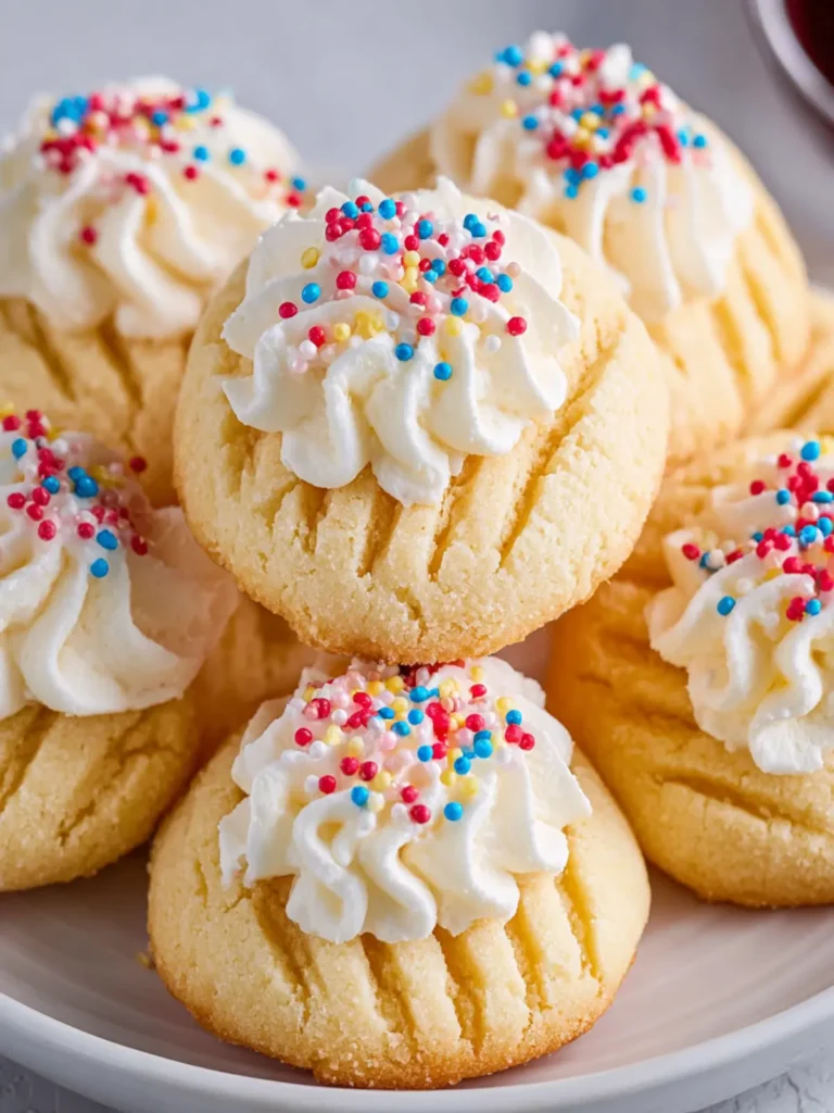 Whipped Shortbread Cookies First Image