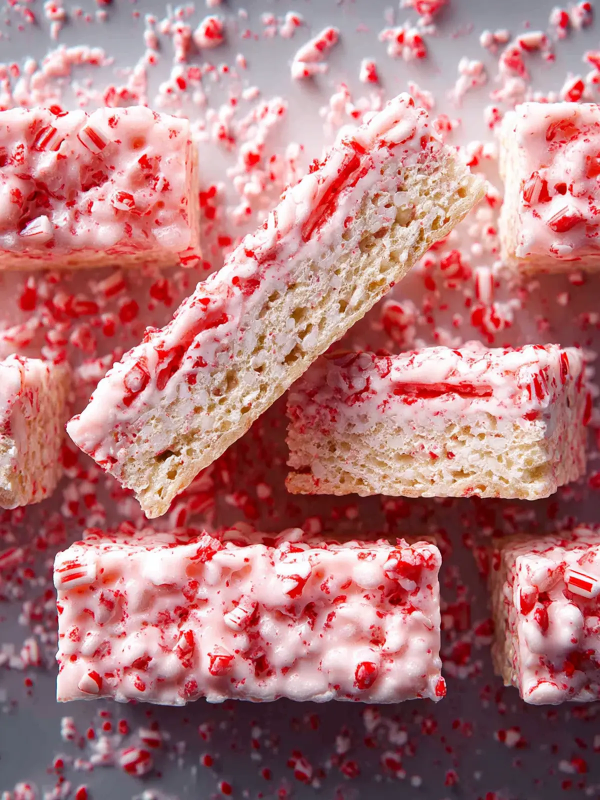 Peppermint Rice Krispie Treats First Image