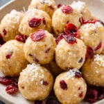 Cranberry Orange Protein Balls First Image