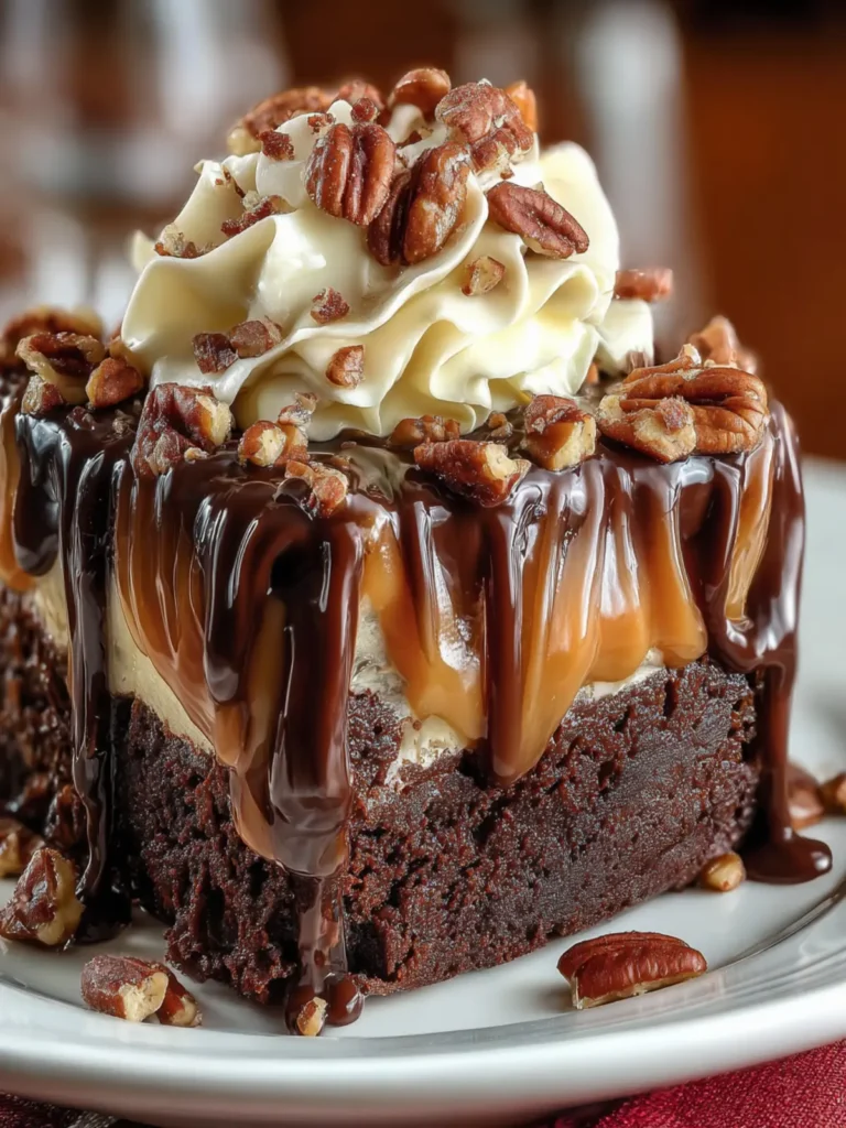 Chocolate Turtle Cake – Rich Chocolate, Caramel & Pecan Dessert First Image