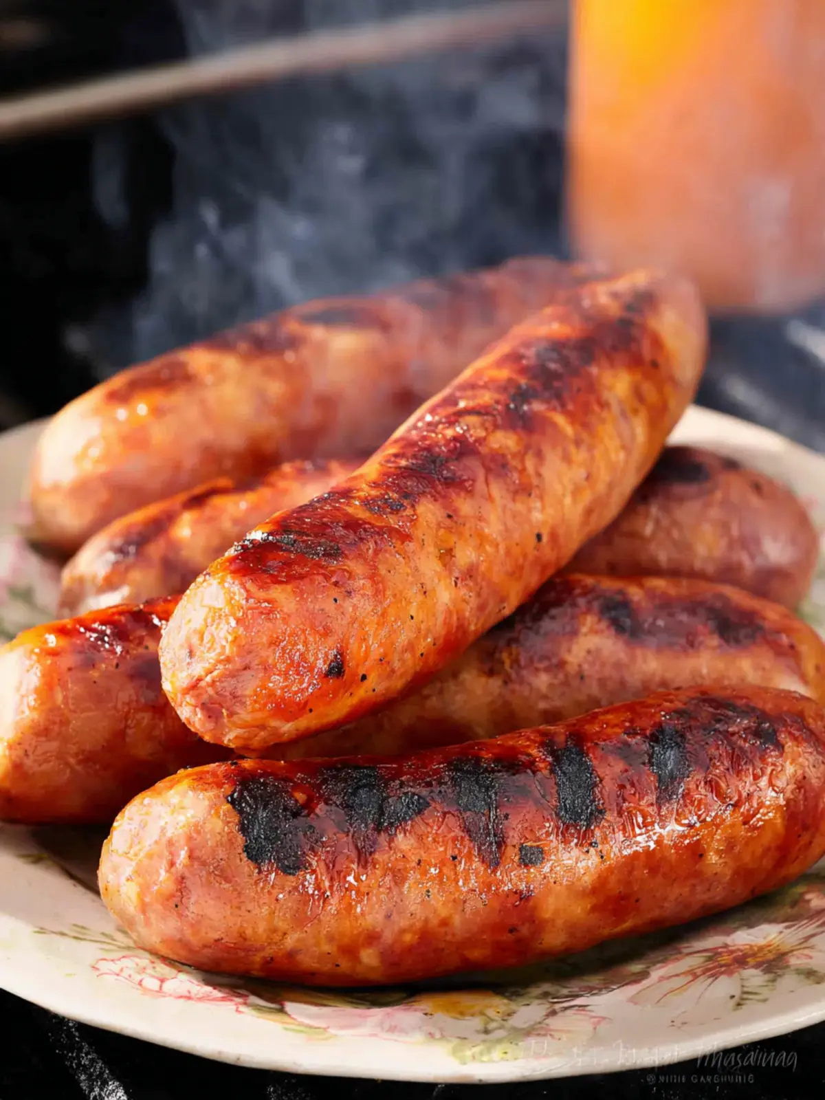 Traeger Smoked Brats First Image