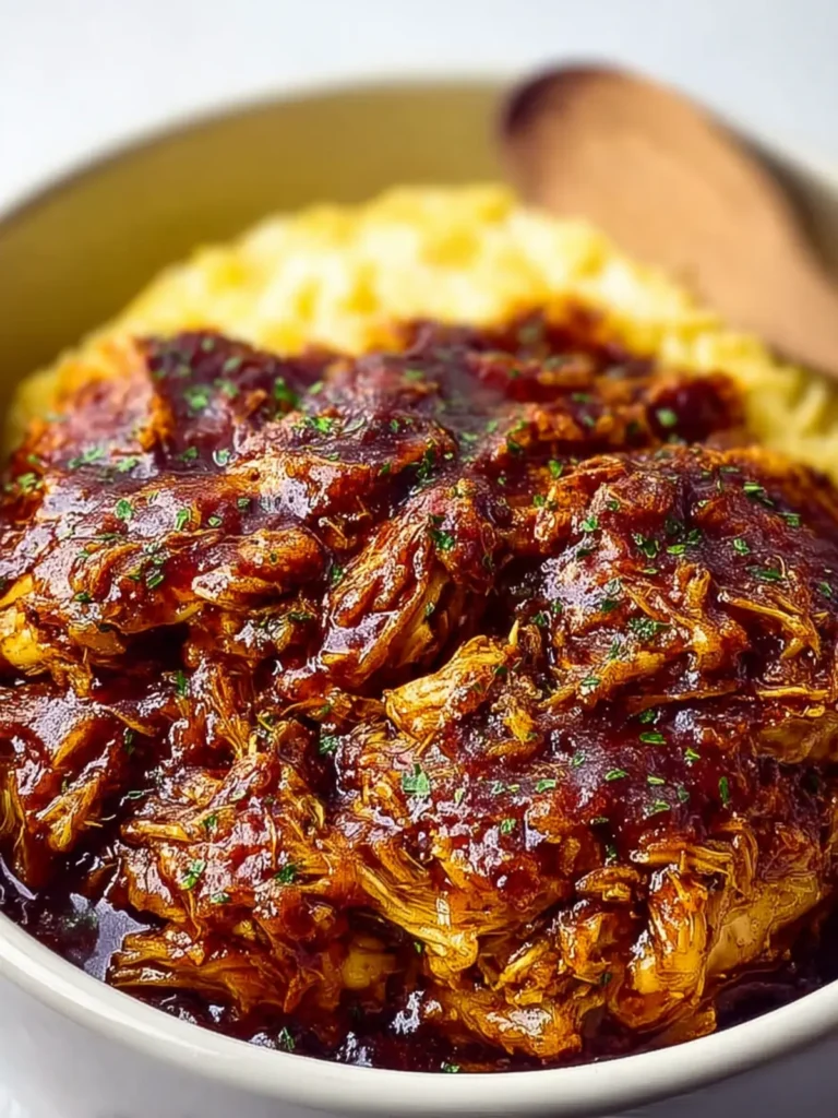 Diet Coke Chicken (Slimming Friendly Crockpot BBQ Chicken) First Image