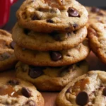 Chewy Chocolate Caramel Chip cookies First Image
