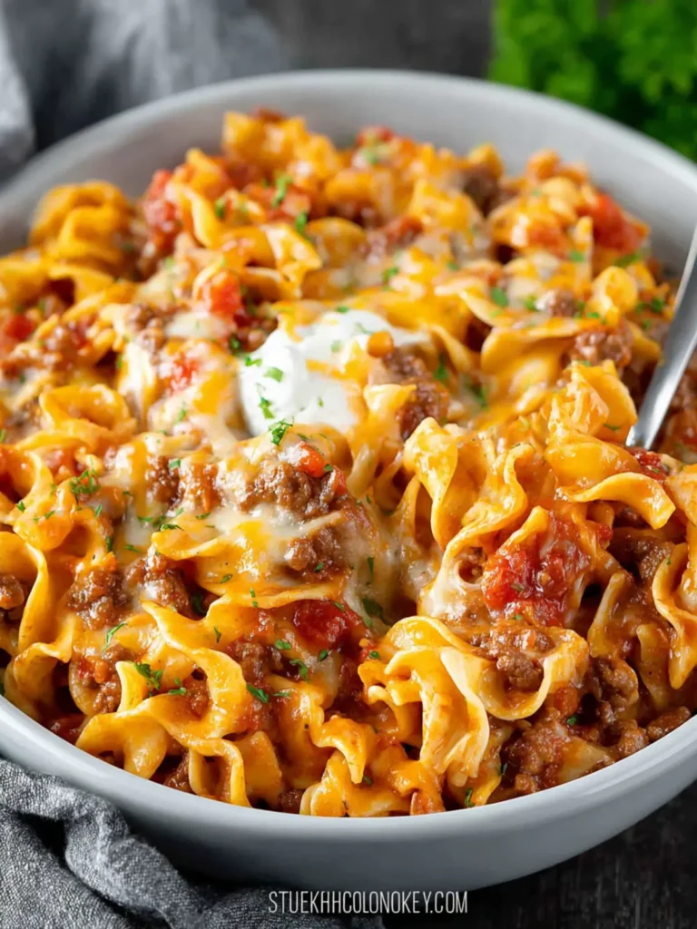 Beef Noodle Casserole First Image