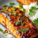 Apricot Dijon Glazed Salmon First Image
