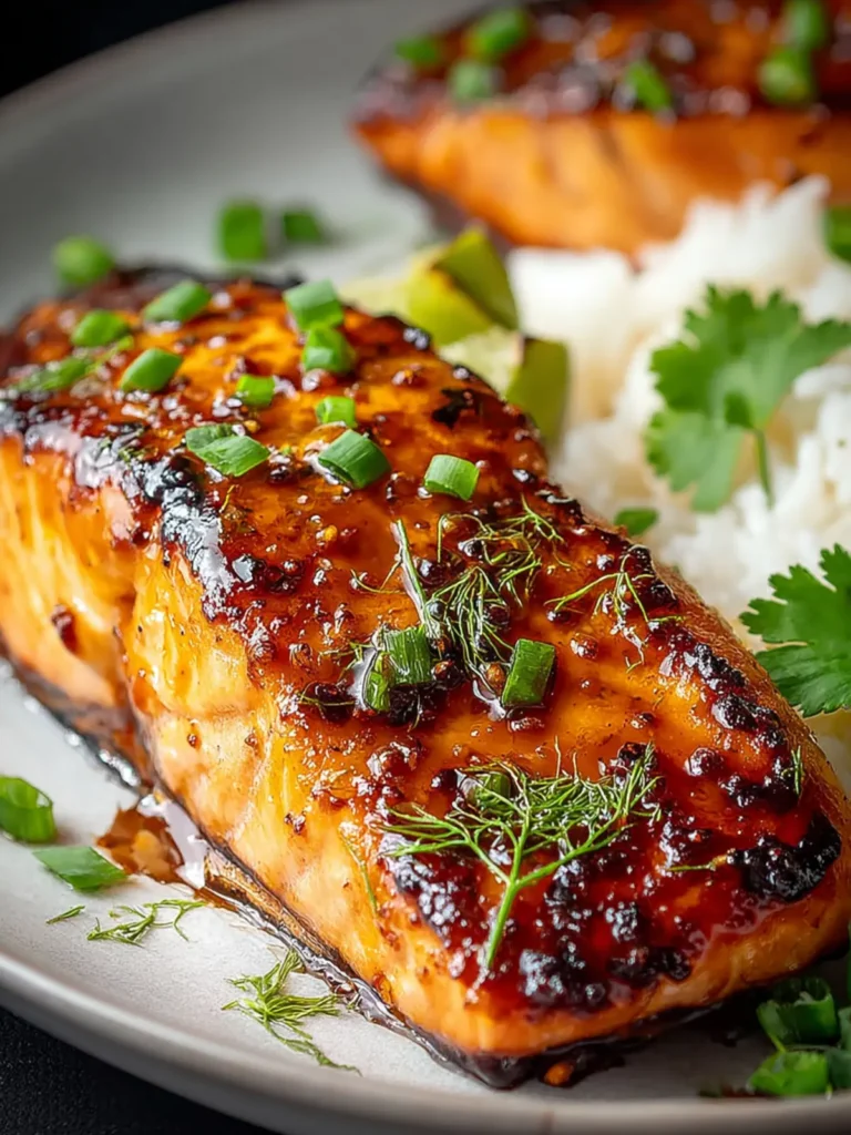 Apricot Dijon Glazed Salmon First Image