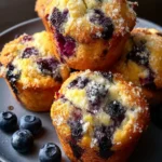 Cottage Cheese Blueberry Muffins First Image