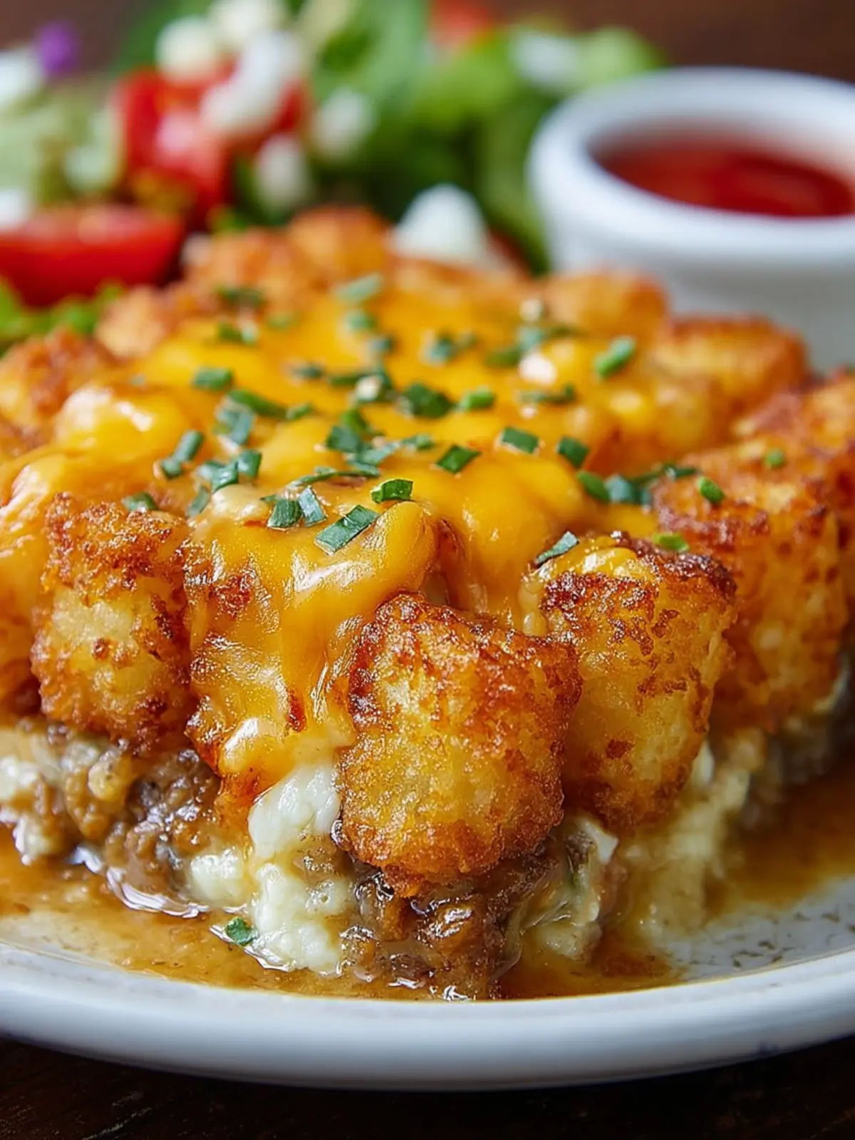 Cheesy Tater Tot Casserole First Image