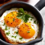Easy Perfect Baked Eggs First Image