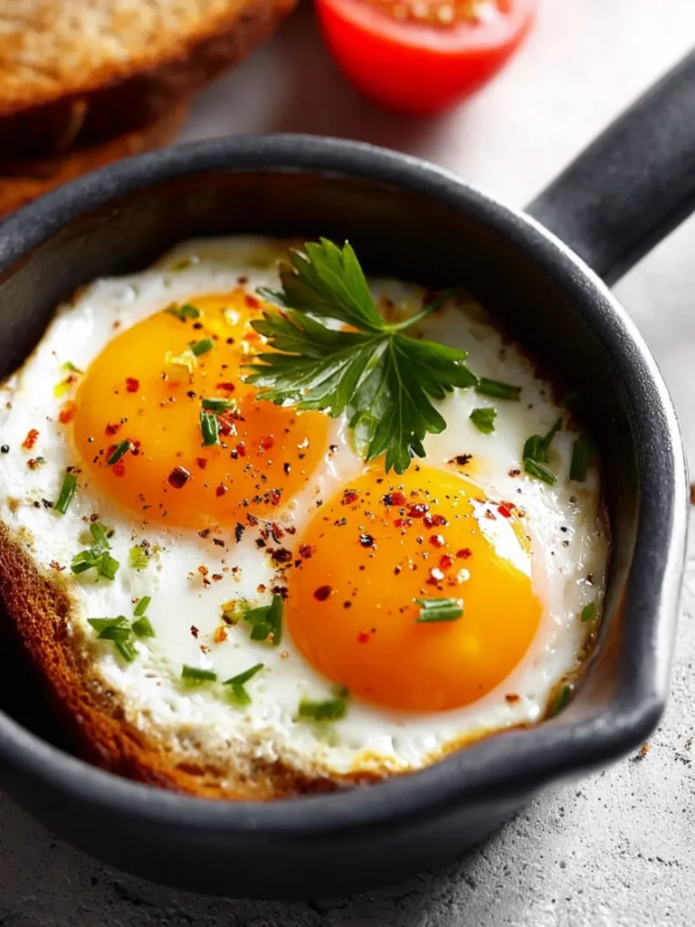 Easy Perfect Baked Eggs First Image