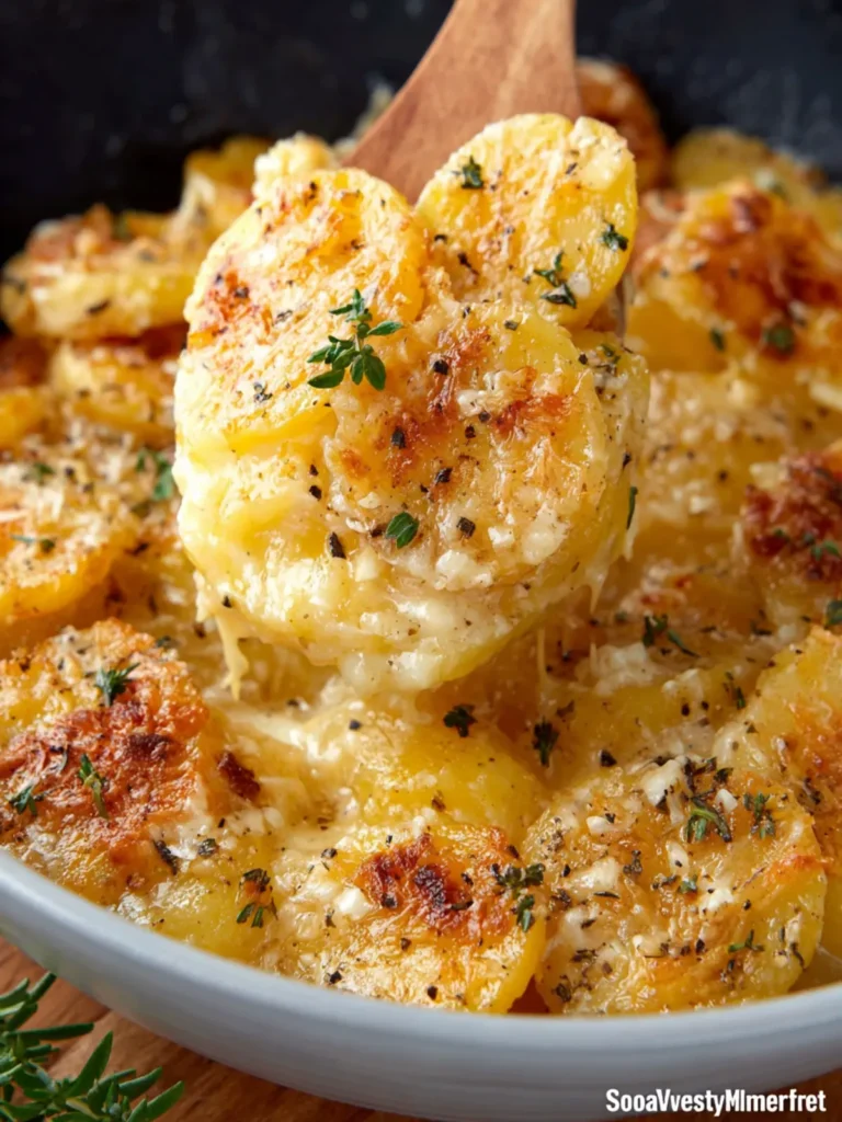 Slow Cooker Scalloped Potatoes First Image