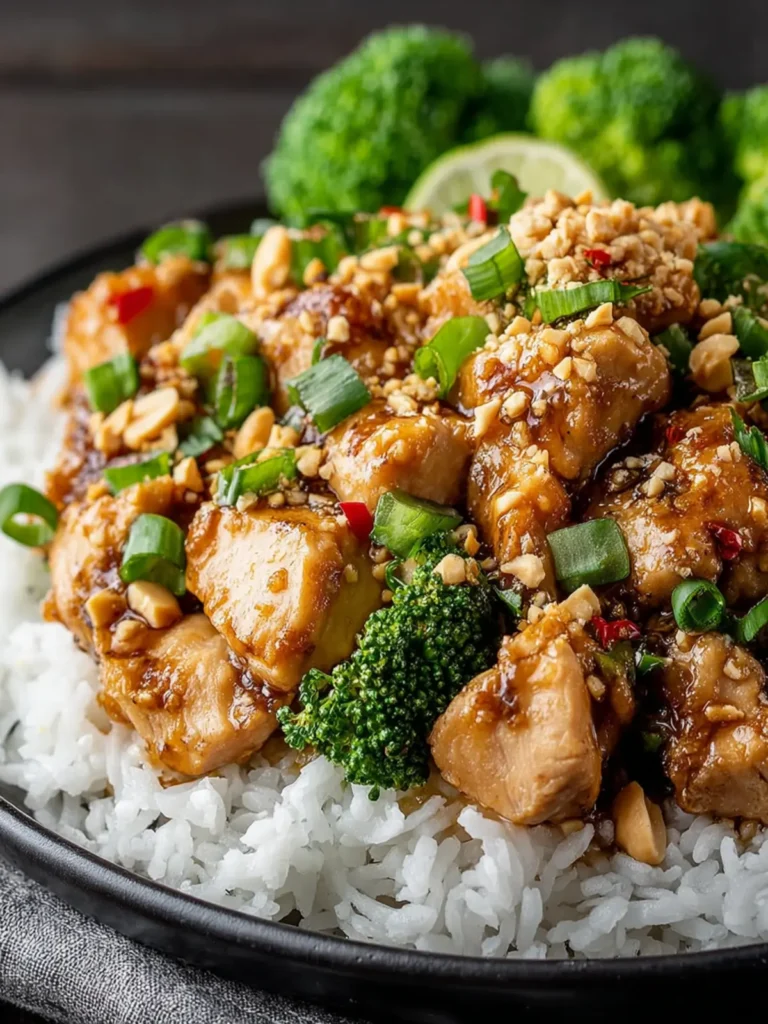 Irresistible Thai Peanut Chicken First Image