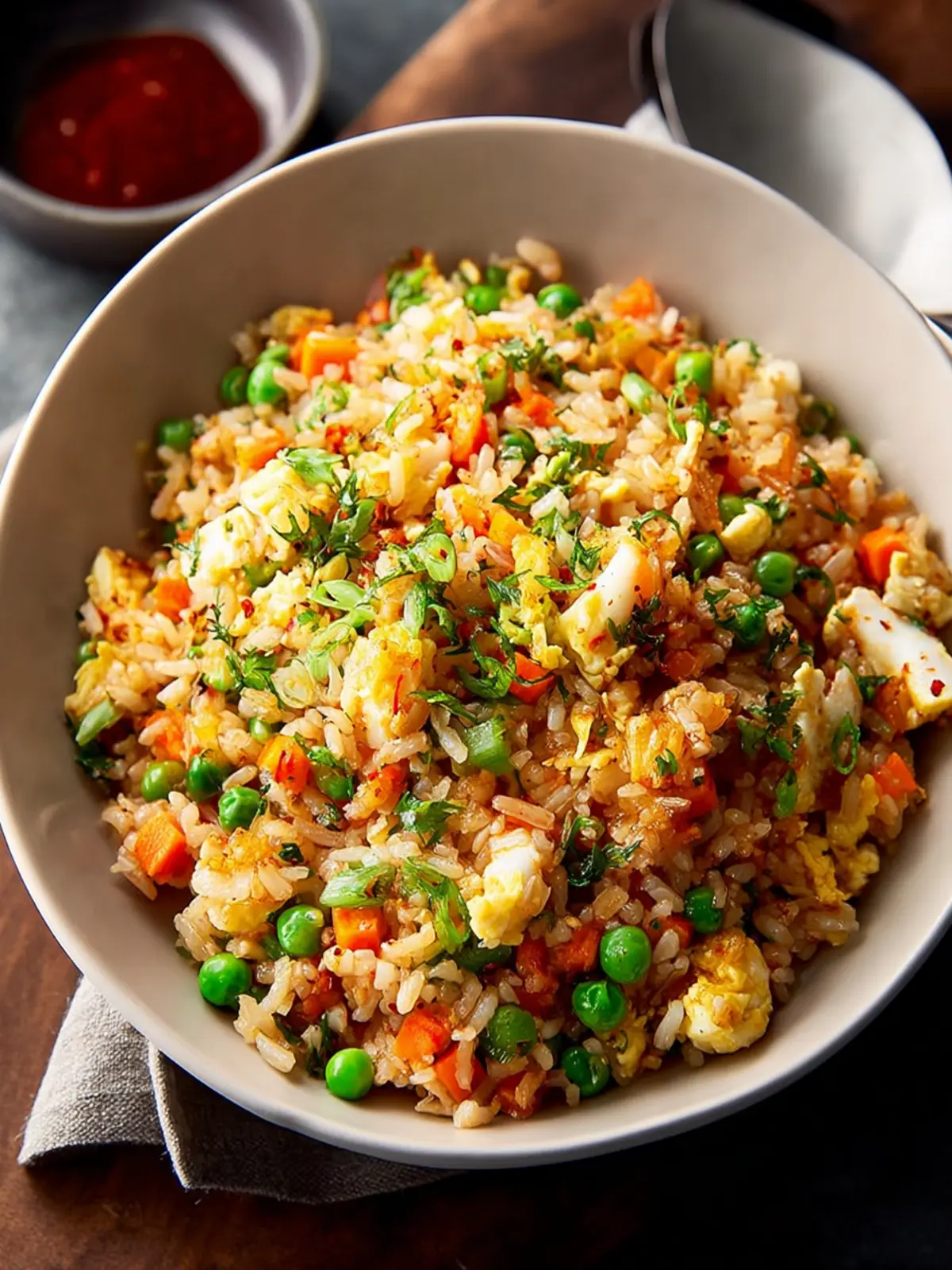 Easy Dump and Bake Fried Rice: The Ultimate Hands-Off Comfort Meal First Image