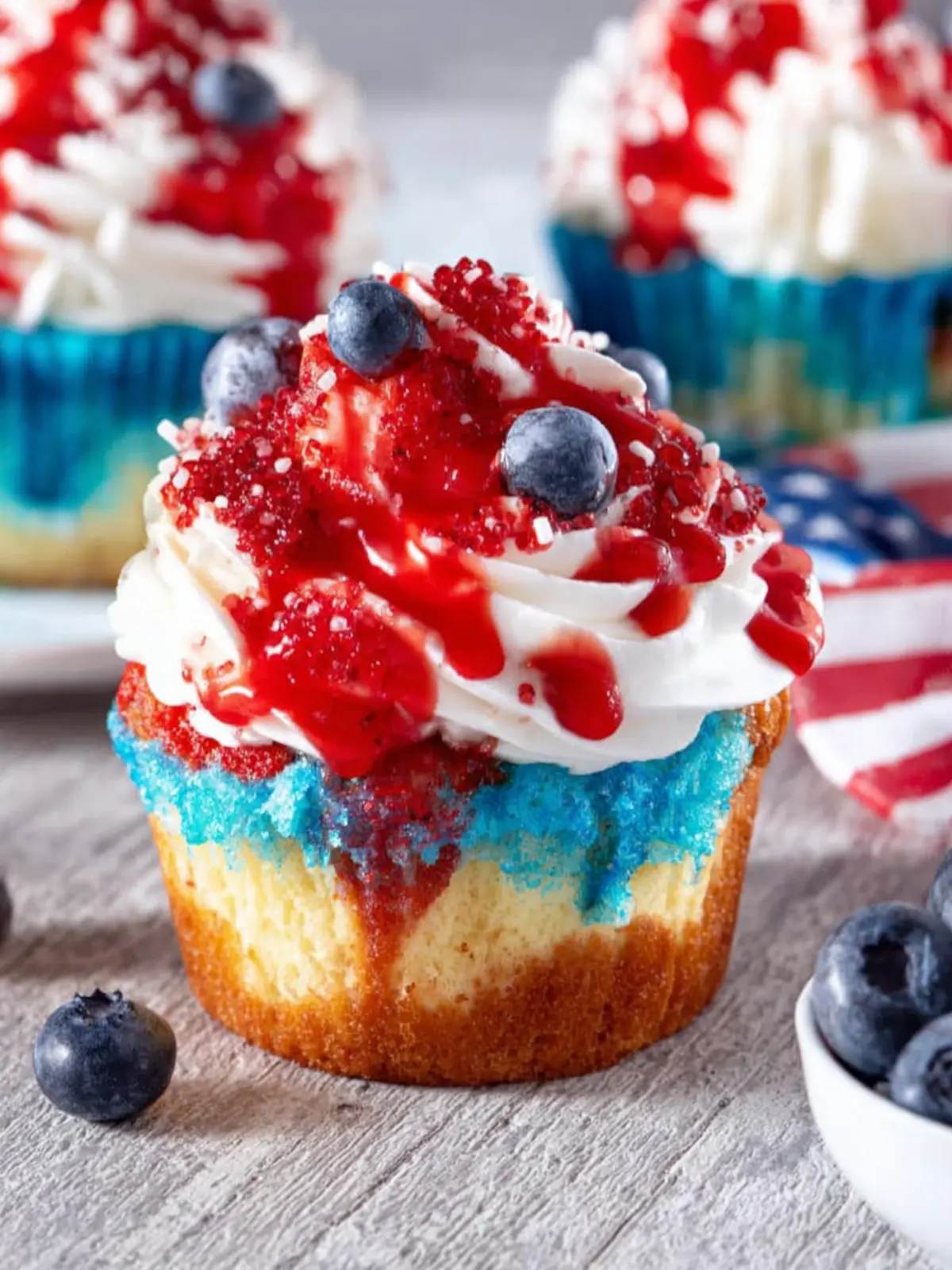 4th of July Cupcakes First Image