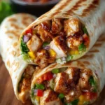 Sweet Chili Chicken Wraps First Image