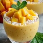 Indulge in Creamy Mango Pudding: A Tropical Delight First Image
