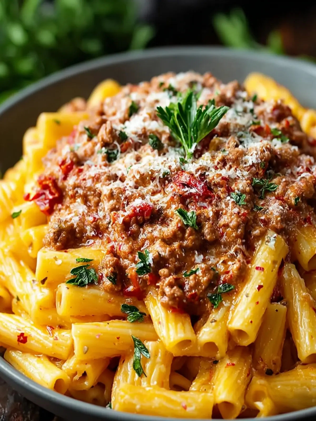 Creamy Ground Turkey Pasta First Image