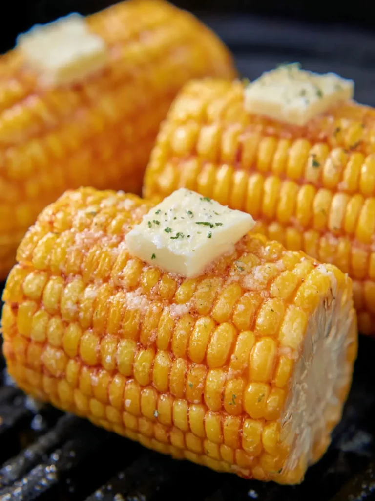 Air Fryer Frozen Corn on the Cob First Image