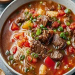 Chinese tomato beef soup First Image