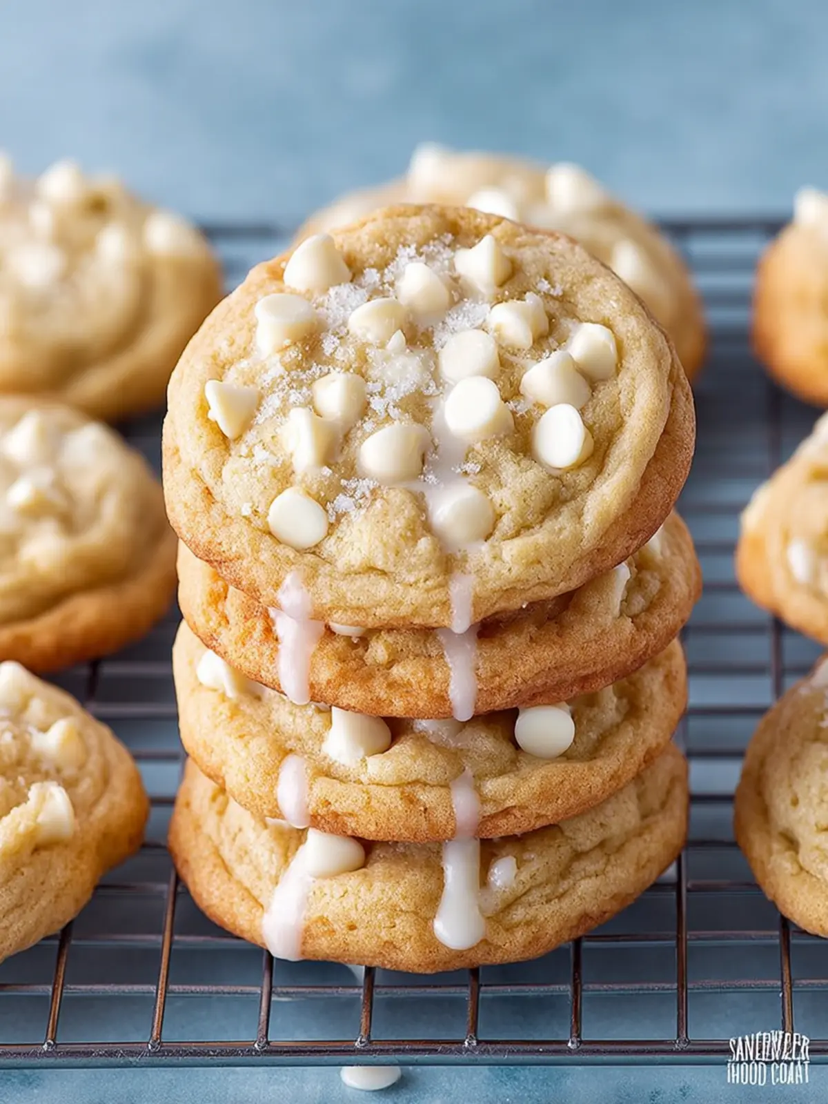 White Chocolate Chip Cookies First Image