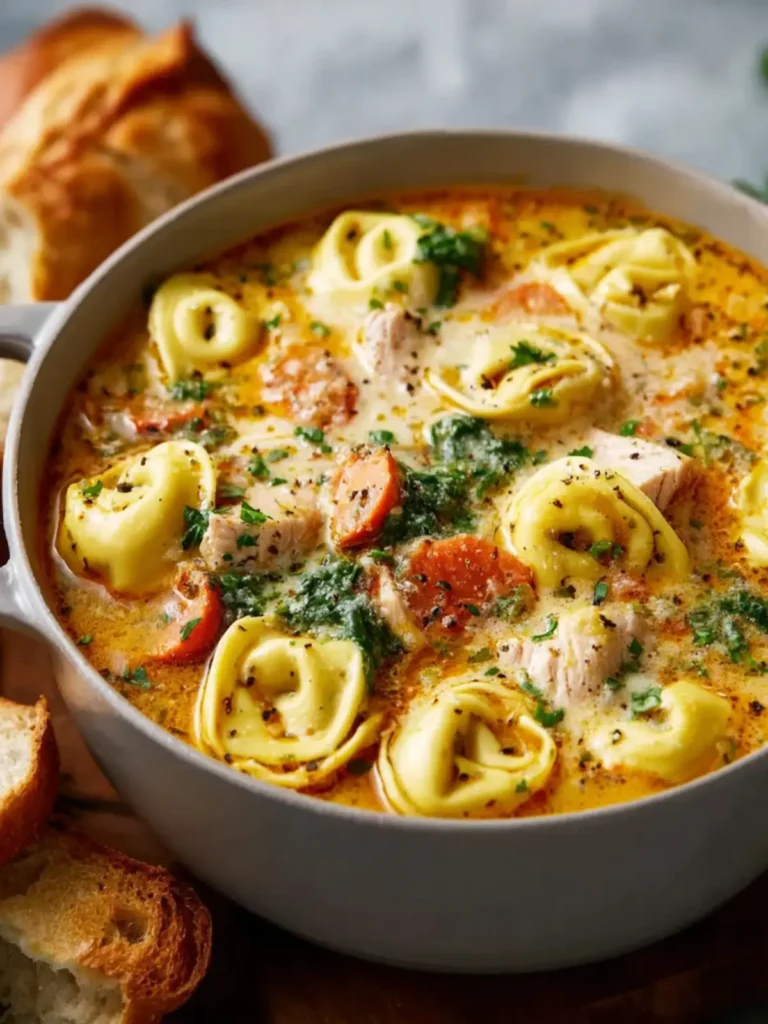 Chicken Tortellini Soup First Image