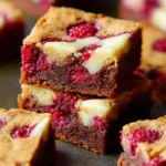 Indulge in Raspberry White Chocolate Swirl Brookies First Image