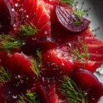 Beetroot Cured Salmon: A Vibrant Scandinavian Gravlax Recipe for Elegant Entertaining First Image