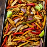 Sheet Pan Chicken Fajitas First Image