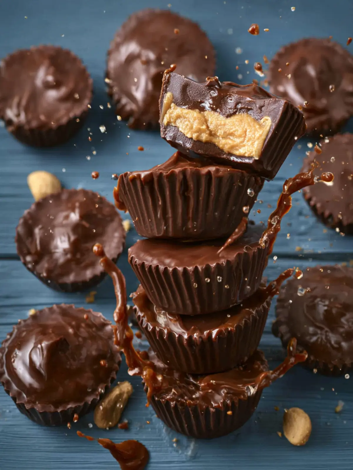 4 Ingredient Mini Peanut Butter Cups First Image