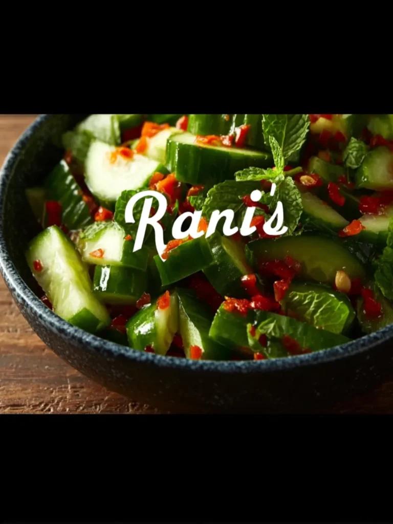 Asian Cucumber Salad Bowl First Image