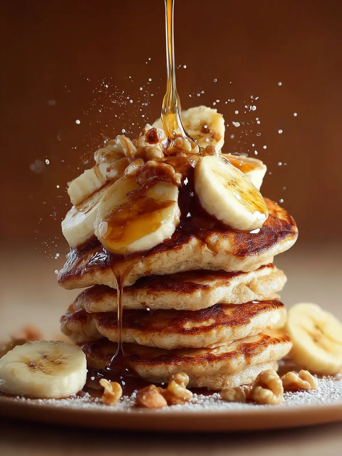 Brown Sugar Banana Pancakes: A Flavorful Breakfast Delight! First Image