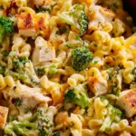 Chicken Brocoli Pasta Casserole First Image