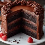 Decadent Double Chocolate Layer Cake Recipe to Indulge In First Image