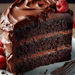 Decadent Double Chocolate Layer Cake Recipe to Indulge In First Image