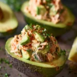 Easy Tuna Stuffed Avocados First Image