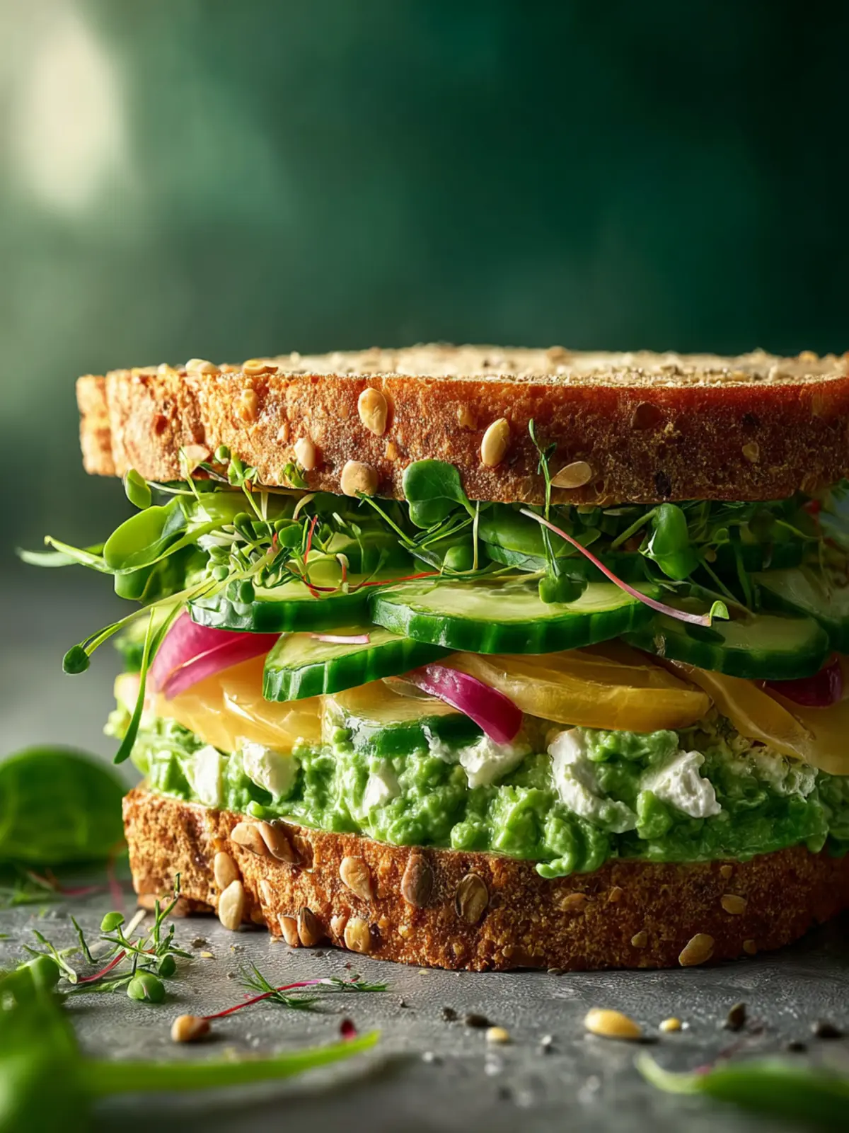 Green Goddess Salad Sandwich First Image