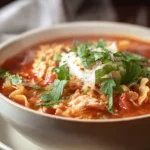 Healthy Lasagna Soup with Turkey, Easy, One Pot First Image