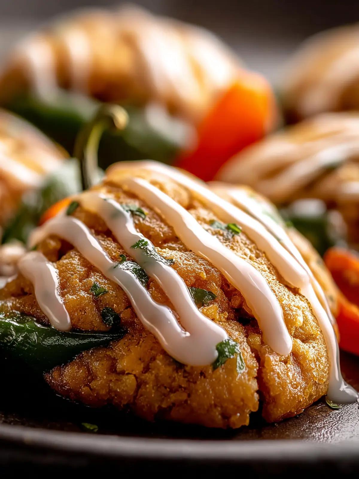 Irresistible Veggie Stuffed Poblano Peppers Recipe First Image