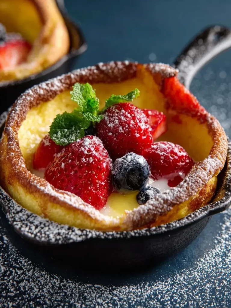 Mini Dutch Baby Pancakes First Image