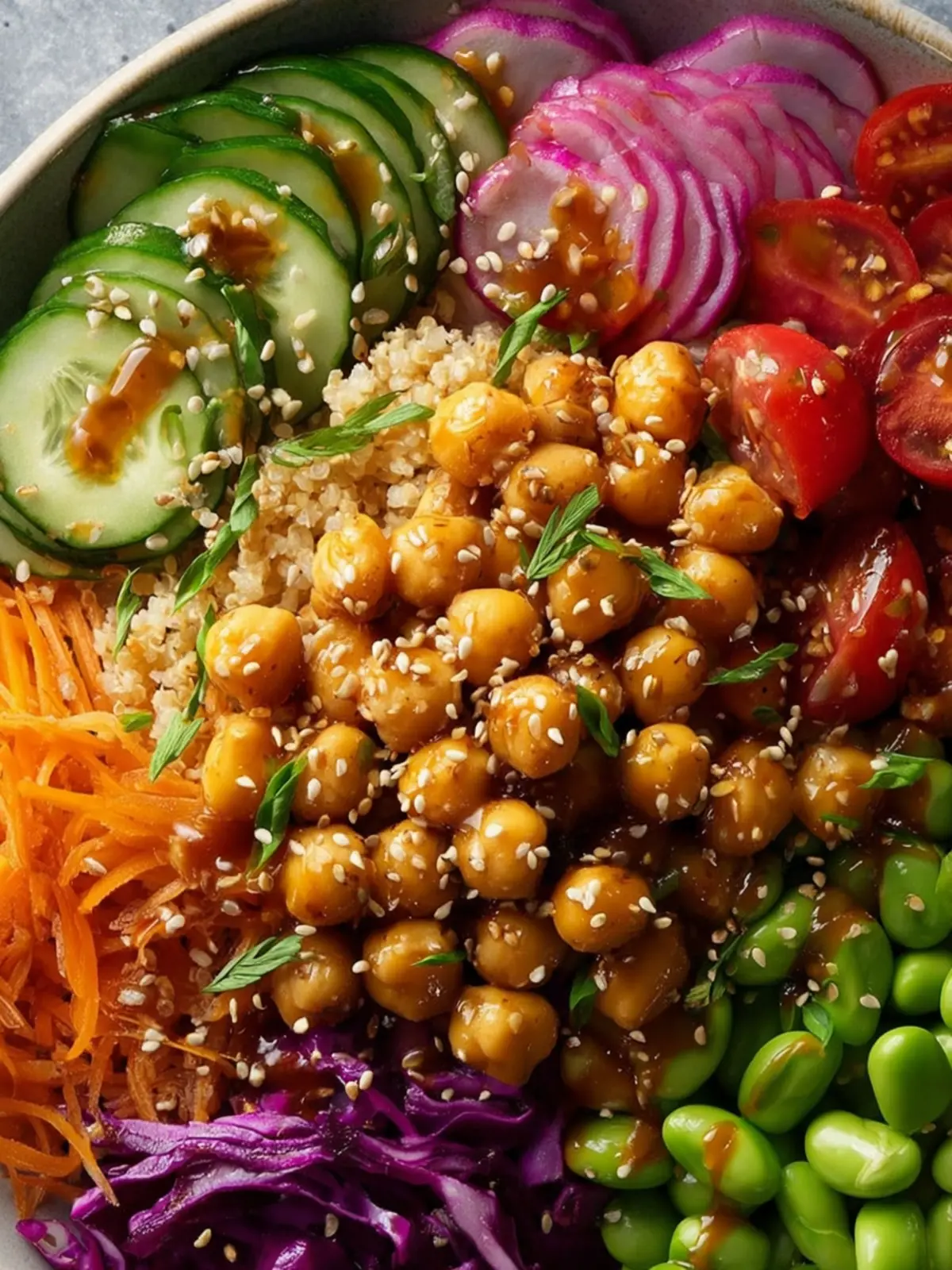 Peanut Chickpea Buddha Bowl First Image
