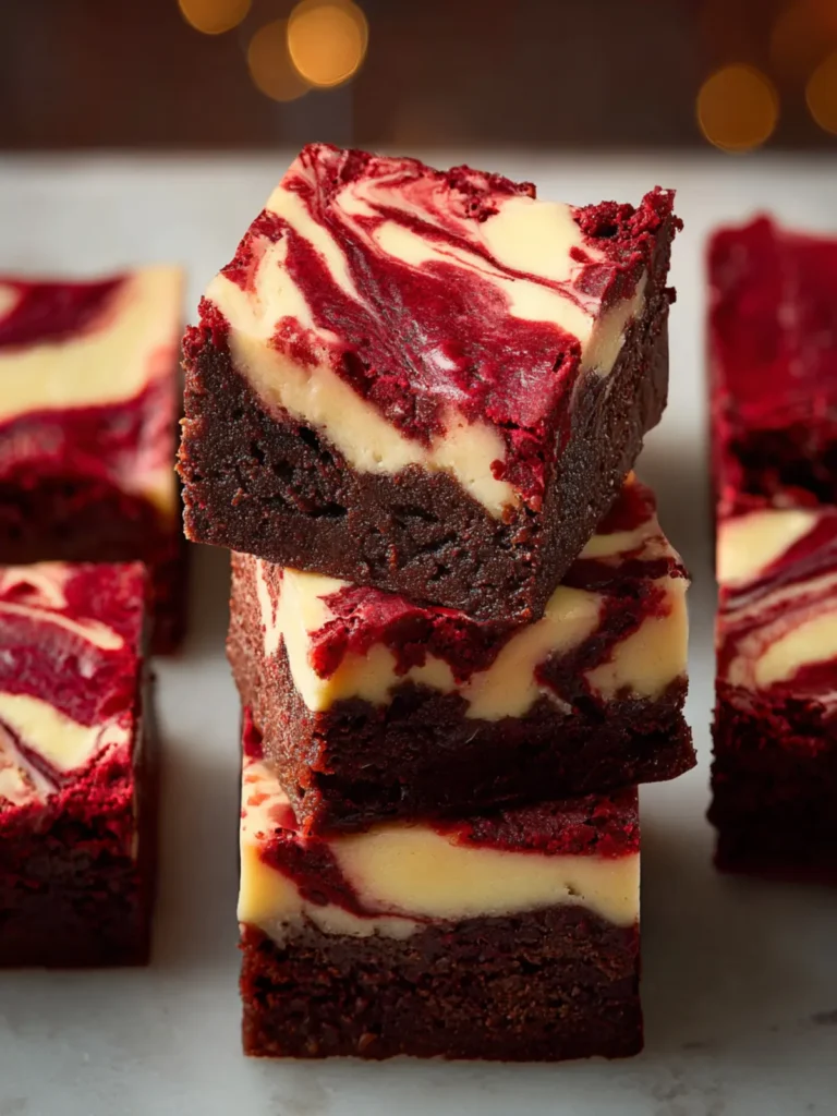 Red Velvet Cheesecake Brownies First Image