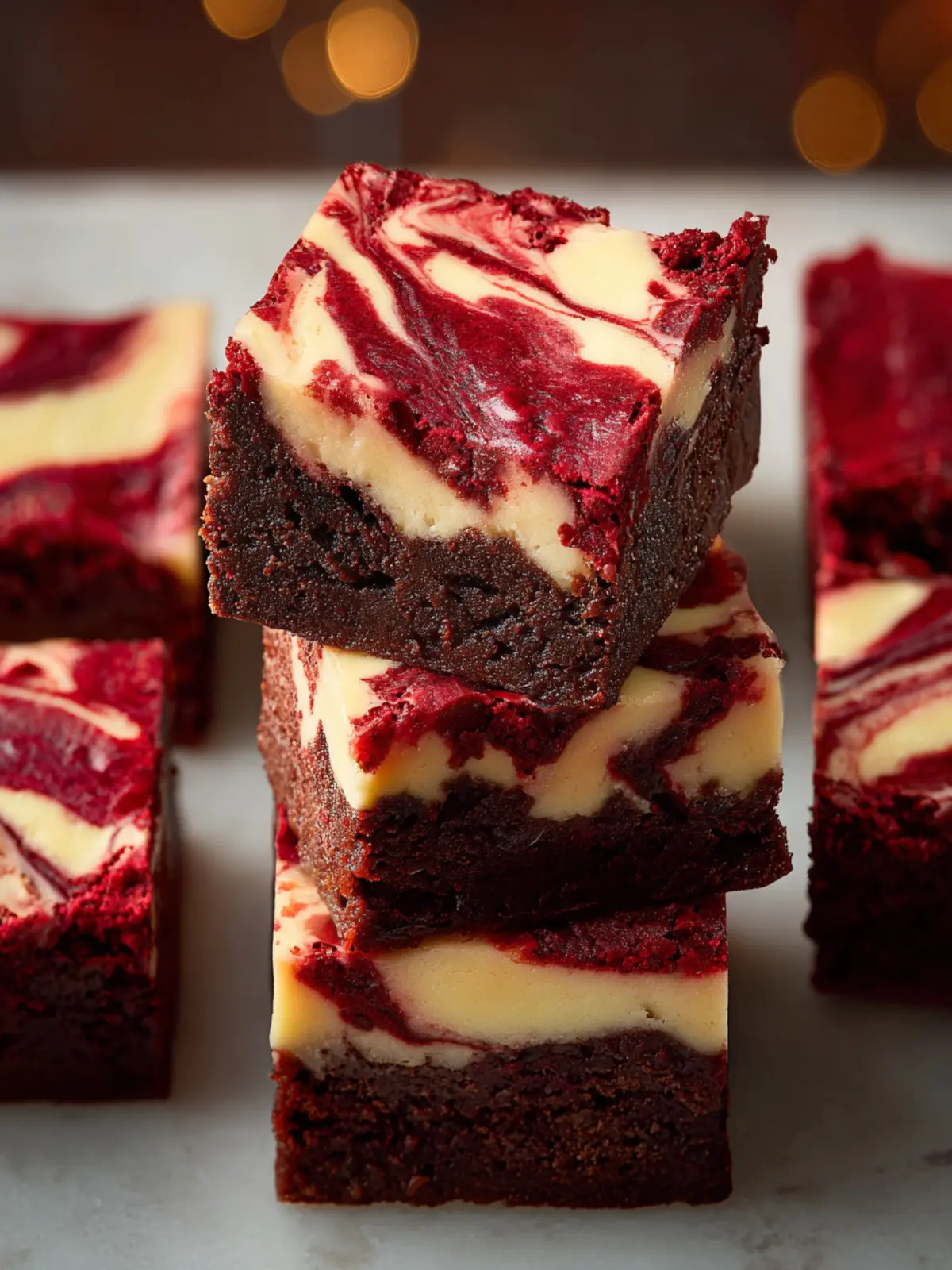 Red Velvet Cheesecake Brownies First Image