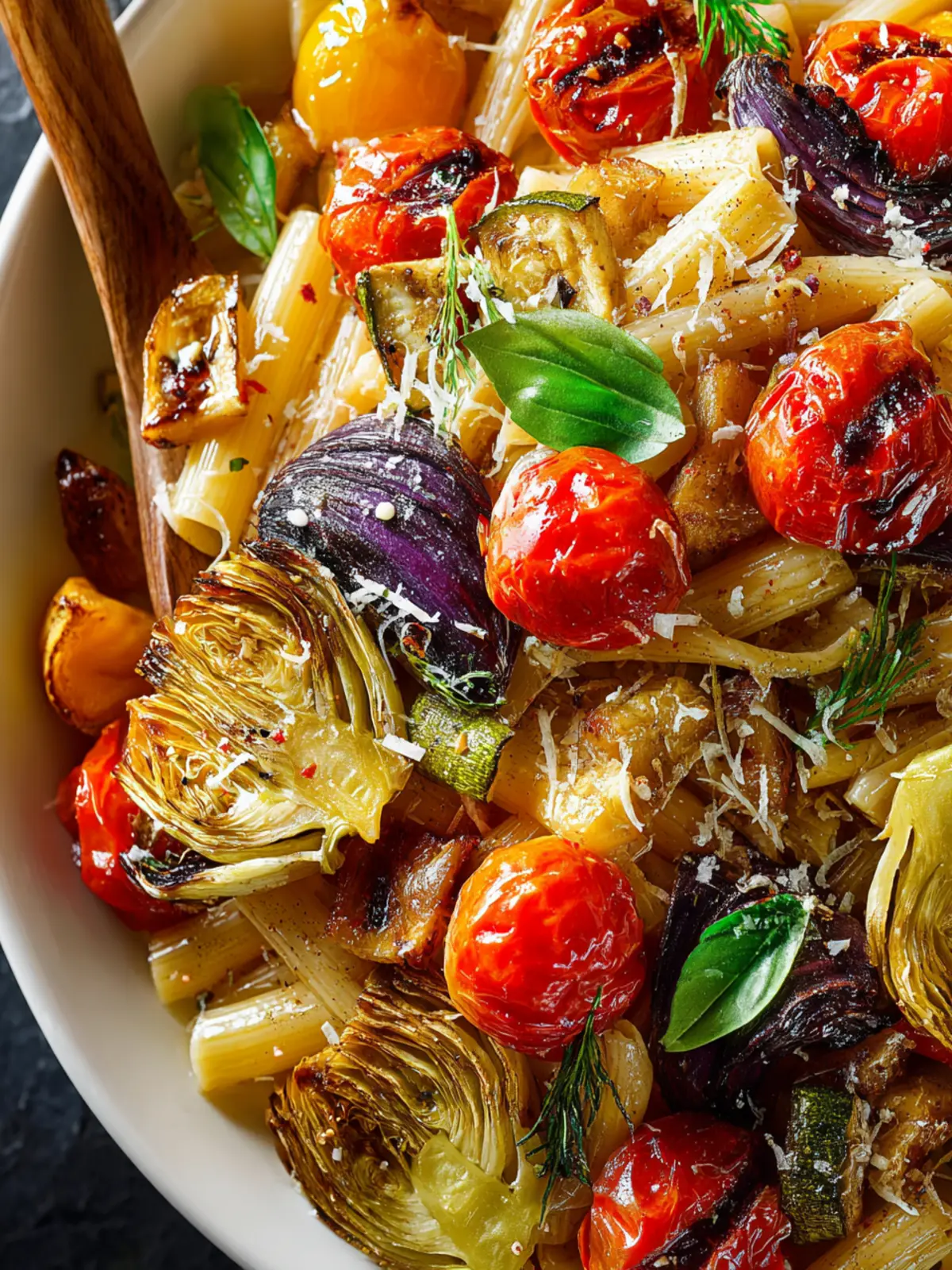 Roasted Vegetable Pasta First Image