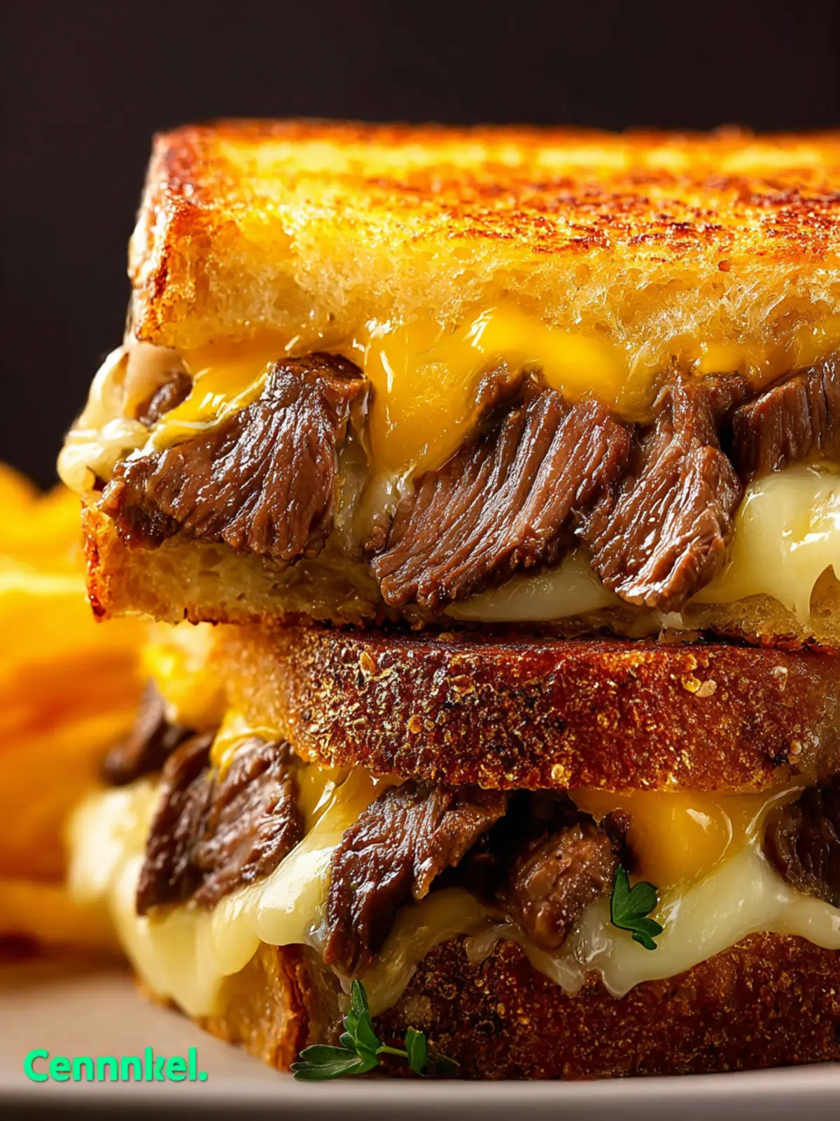 Steak Grilled Cheese First Image