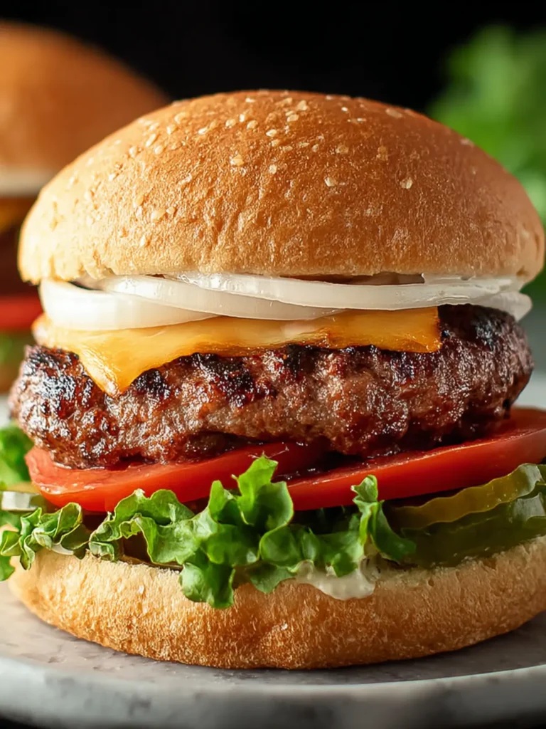Ultimate Beef Burgers: Juicy Grilled Perfection Recipe First Image