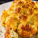 Roasted Cauliflower with Creamy Parmesan Dip (Easy & Crispy) First Image