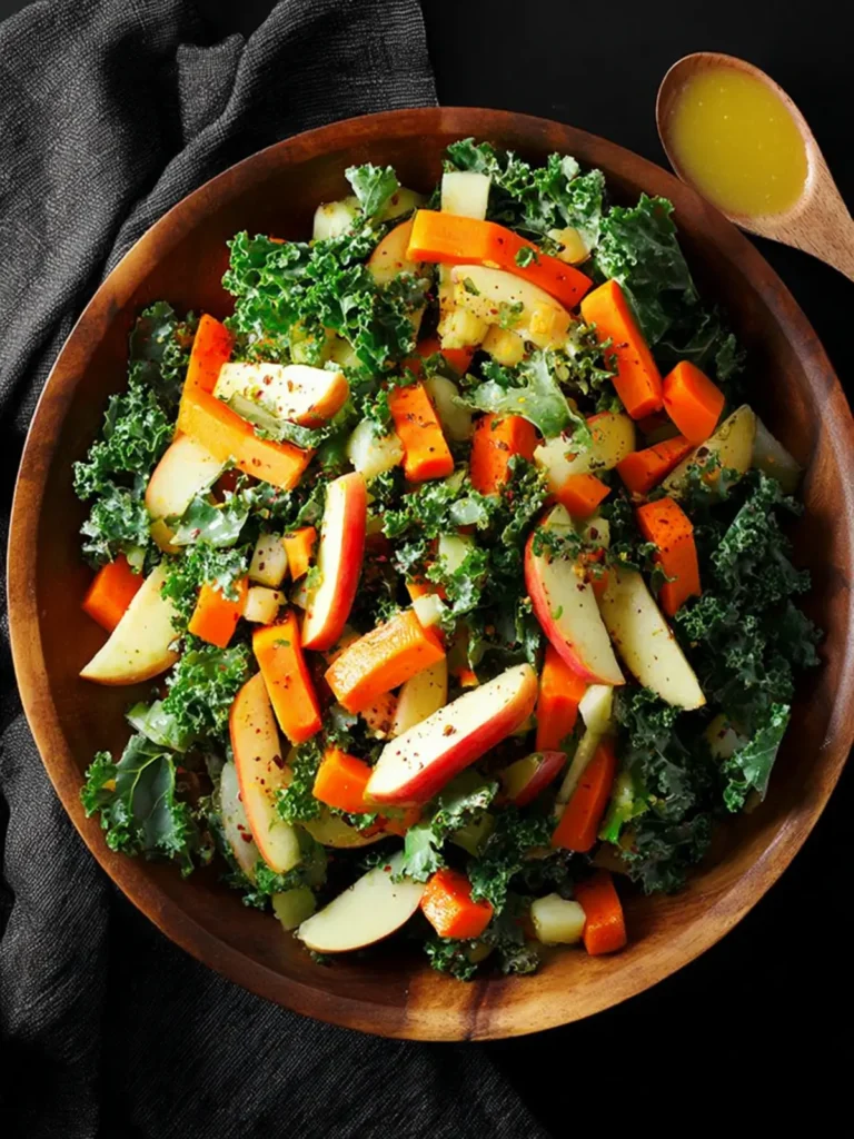 Carrot Apple & Massaged Kale Salad First Image