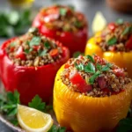Vegan Stuffed Peppers Recipe First Image