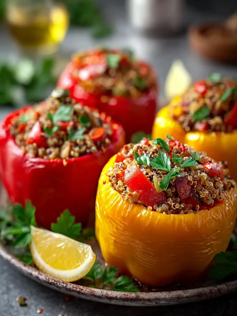Vegan Stuffed Peppers Recipe First Image