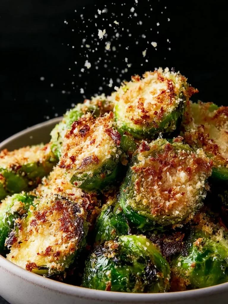Crispy Parmesan-Crusted Roasted Brussels Sprouts First Image